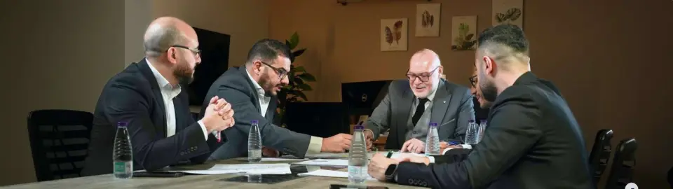 Nefal management team in a project review meeting