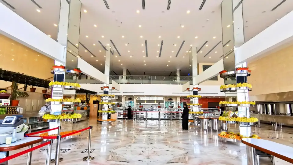 Commercial mall after commissioning and handover