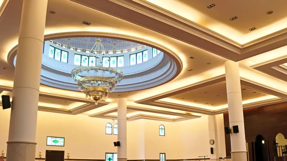 Mosque completed with HVAC and ventilation in service